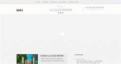 Desktop Screenshot of closraymi-hotel.com